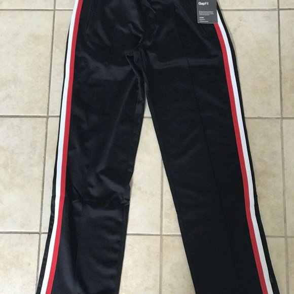 GapFit Stripe Track Pants, Women's Gap track pants - Picture 3 of 4
